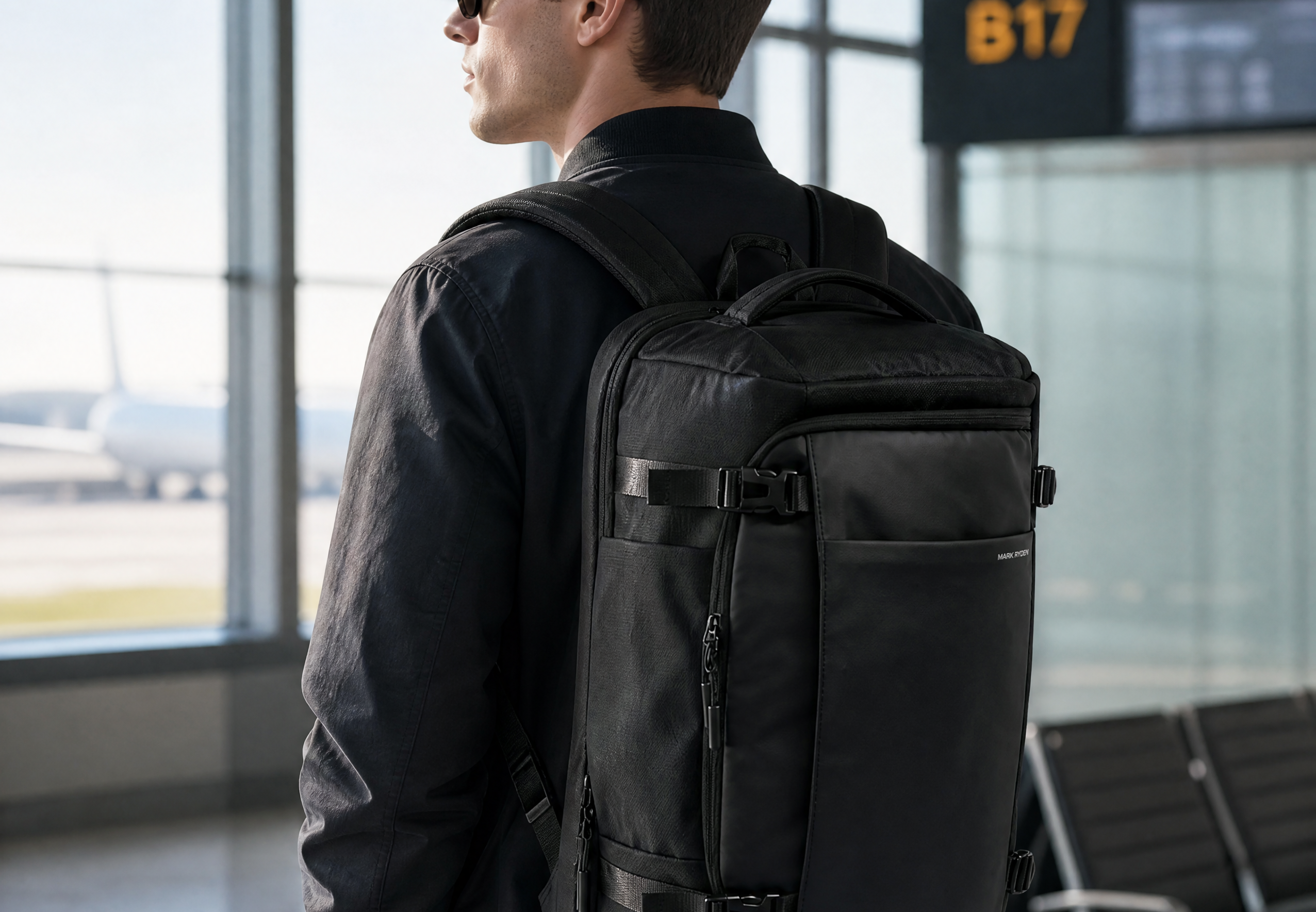 38 liter travel backpack B737 38L Premium Nylon while a padded laptop sleeve protects work gear through security lines and turbulence alike 38L Backpack Duffle Bag |