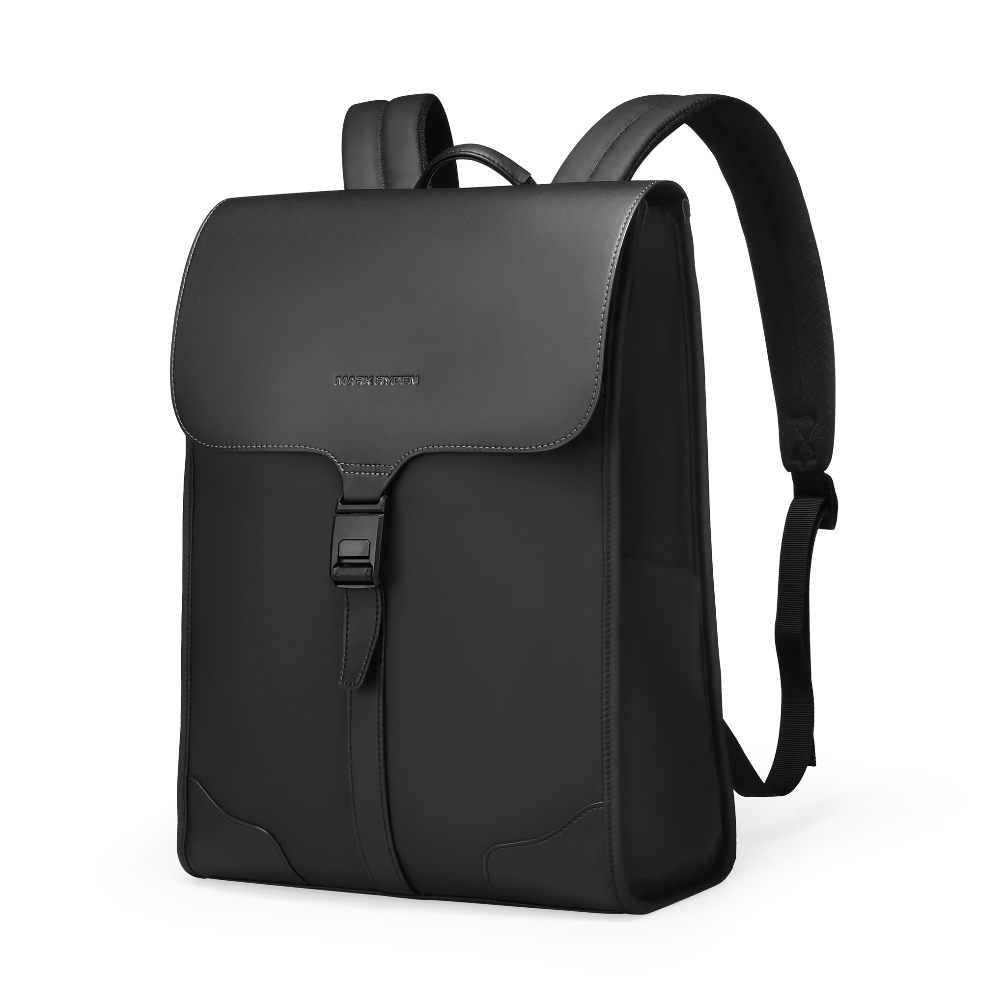 MUKE I: School Style Classic Business Work Black Oxford Backpack - MARK RYDEN US