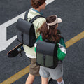 MUKE I: School Style Classic Business Work Black Oxford Backpack - MARK RYDEN US
