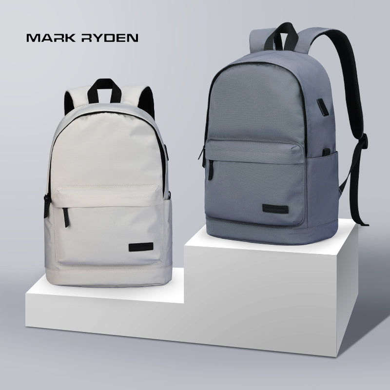 MarkRyden DuoHuePack daily backpacks (light & dark gray) - modern school design