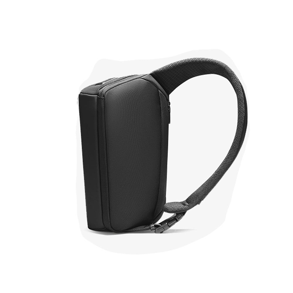 Markryden black waterproof crossbody bag with padded strap - modern travel essential