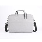 Gray MarkRyden tech commuter briefcase 14/15.6" with handles & shoulder strap