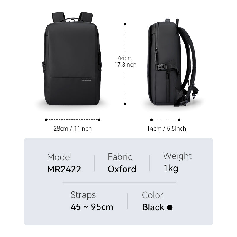 Super Light: Multi-compartment Waterproof Leather Computer Commuter Backpack