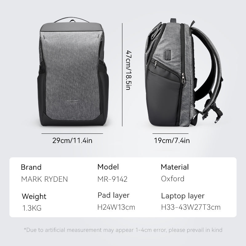 TravelEssentials: Mochila de gran capacidad para uso diario 