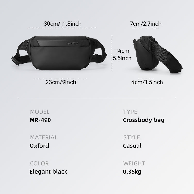 EasePack Sling: Tu bolso bandolera de cuero para viajes y comodidad diaria 