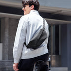 RapidPack Lite: Tri-Compartment Waterproof Sling Pack for Commute