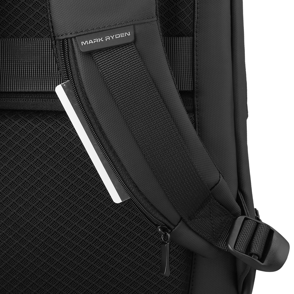 Mark Ryden stylish leather backpack with multiple compartments