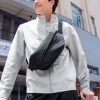 RapidPack Lite: Tri-Compartment Waterproof Sling Pack for Commute