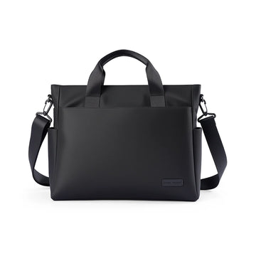CarryDuo: Laptop Tote Bag with Side Pockets & Adjustable Shoulder Strap
