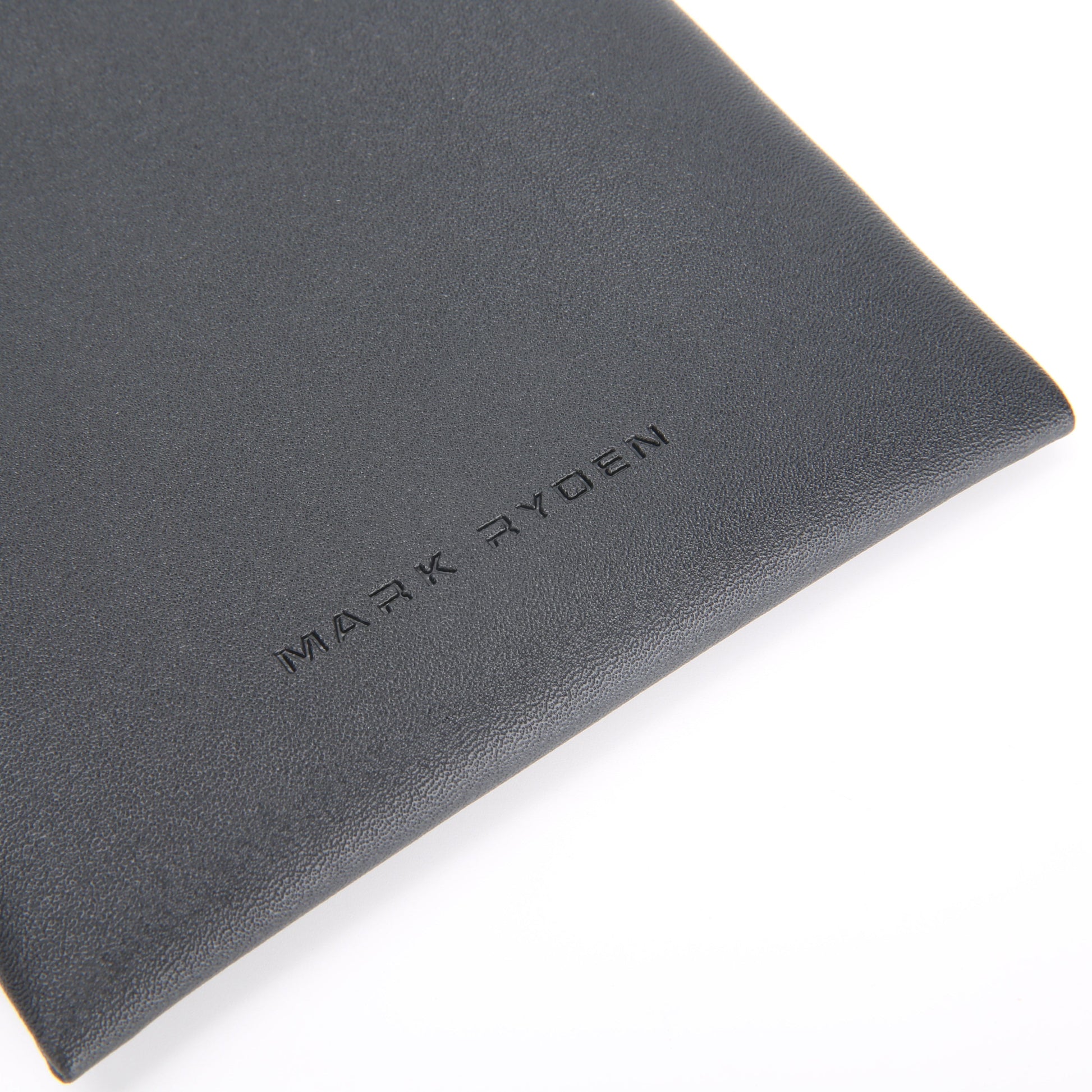 Mark Ryden dark gray leather coin pouch secure travel accessory