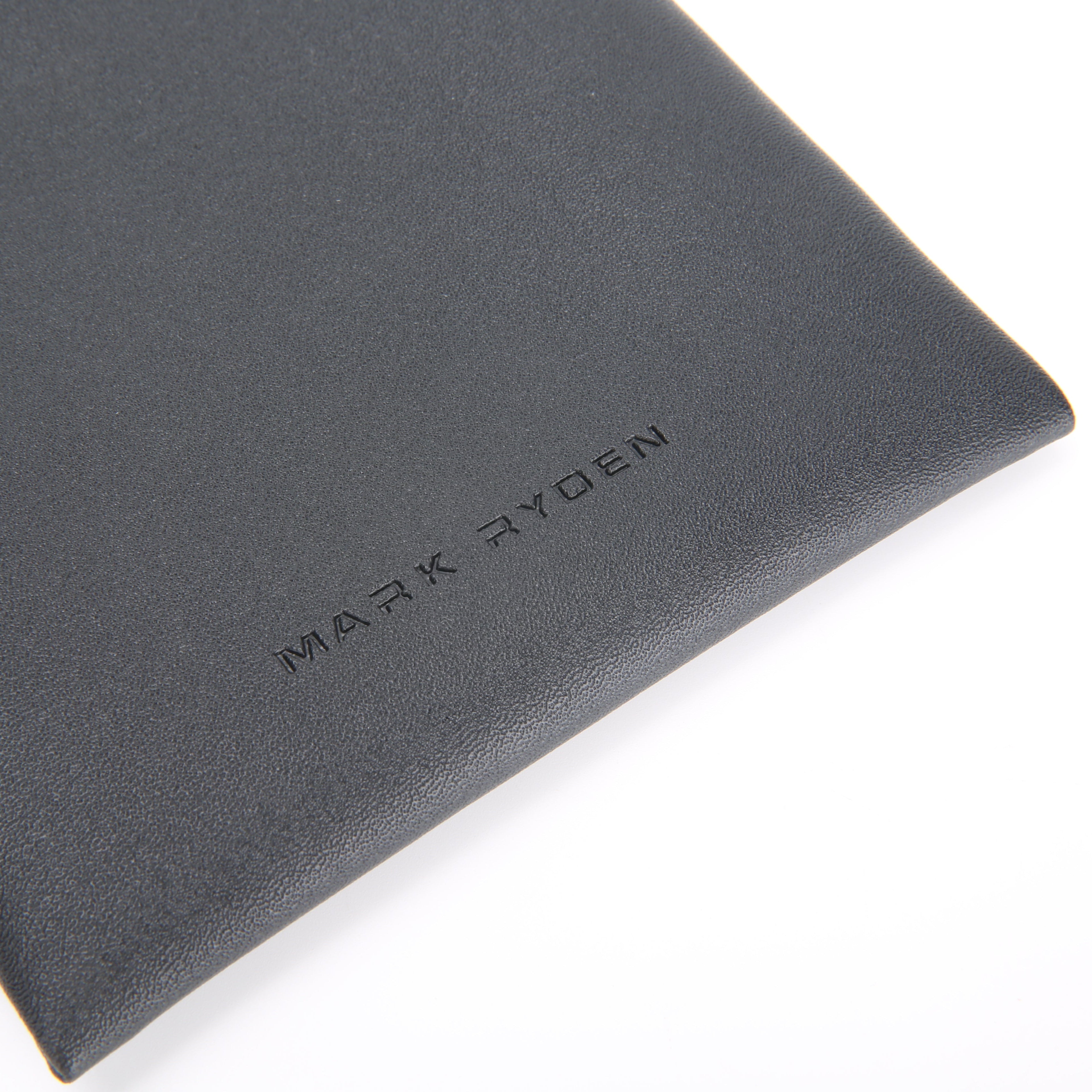 Mark Ryden dark gray leather coin pouch secure travel accessory