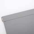 MarkRyden gray anti-theft coin pouch with secure stitching detail