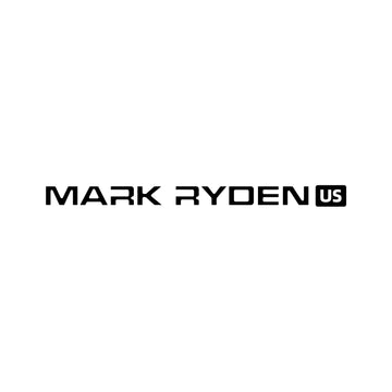 Black 'MARK RYDEN US' logo on a white background