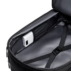 Globalist: Expandable 3-in-1 Tech Travel Backpack with 180° Clamshell Opening & Luggage Strap