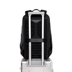 Globalist: Expandable 3-in-1 Tech Travel Backpack with 180° Clamshell Opening & Luggage Strap