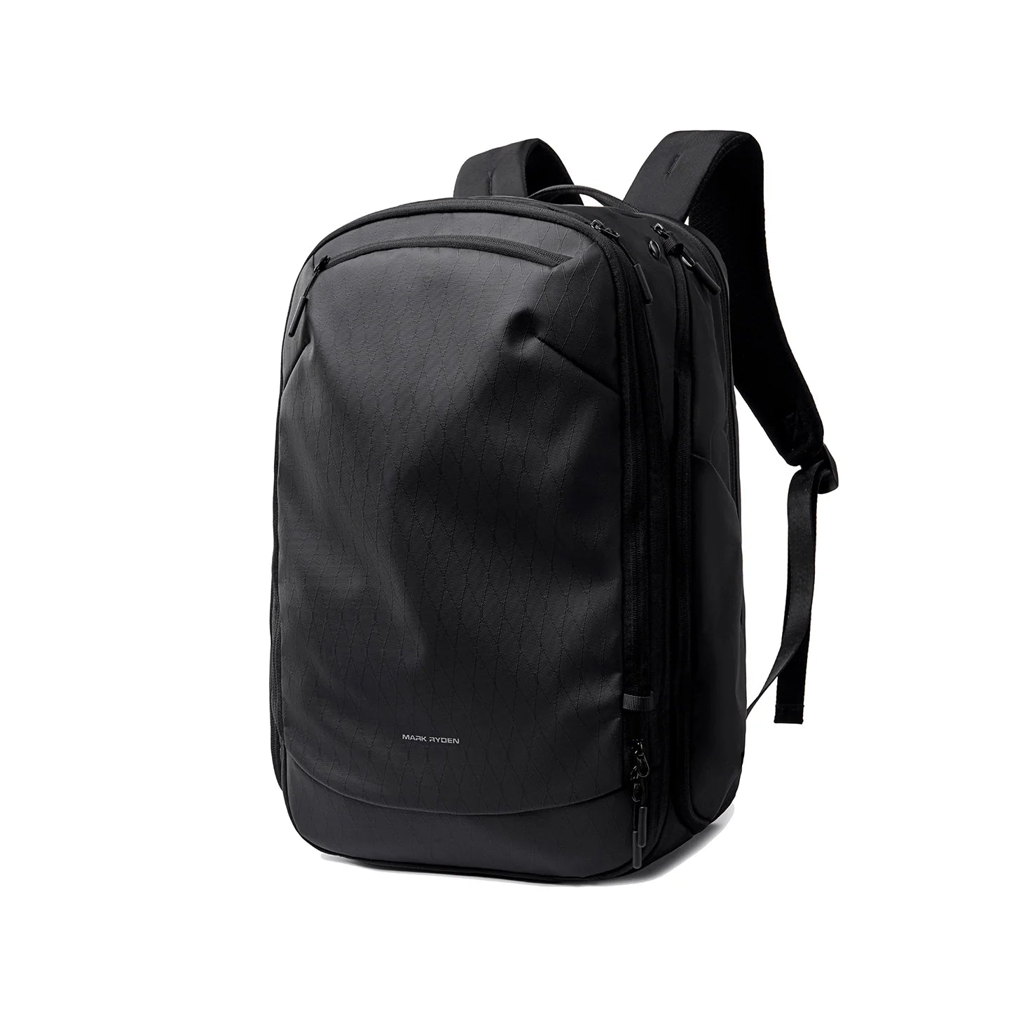 Globalist: Expandable 3-in-1 Tech Travel Backpack with 180° Clamshell Opening & Luggage Strap