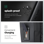 ChargeSling: RFID-Safe Chest Bag with USB Charging Port For Commute