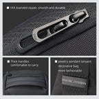 ChargeSling: RFID-Safe Chest Bag with USB Charging Port For Commute