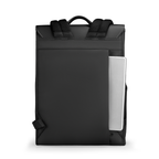Black classic business backpack with laptop pocket - MARKRYDEN