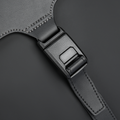 MARKRYDEN black Oxford backpack buckle detail - classic business style