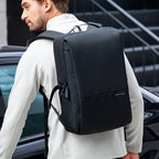 Super Light: Multi-compartment Waterproof Leather Computer Commuter Backpack