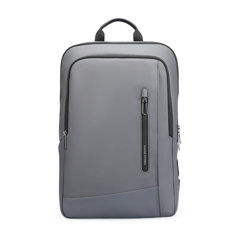 Mark Ryden MR-2492 Business Laptop Backpack for Men Fits 15.6 Inch Laptops Lightweight Water Resistant Oxford Bag with USB Charging Port Anti Theft