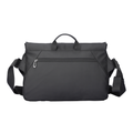 Black anti-theft all-rounder messenger bag with zip pocket - MarkRyden US official