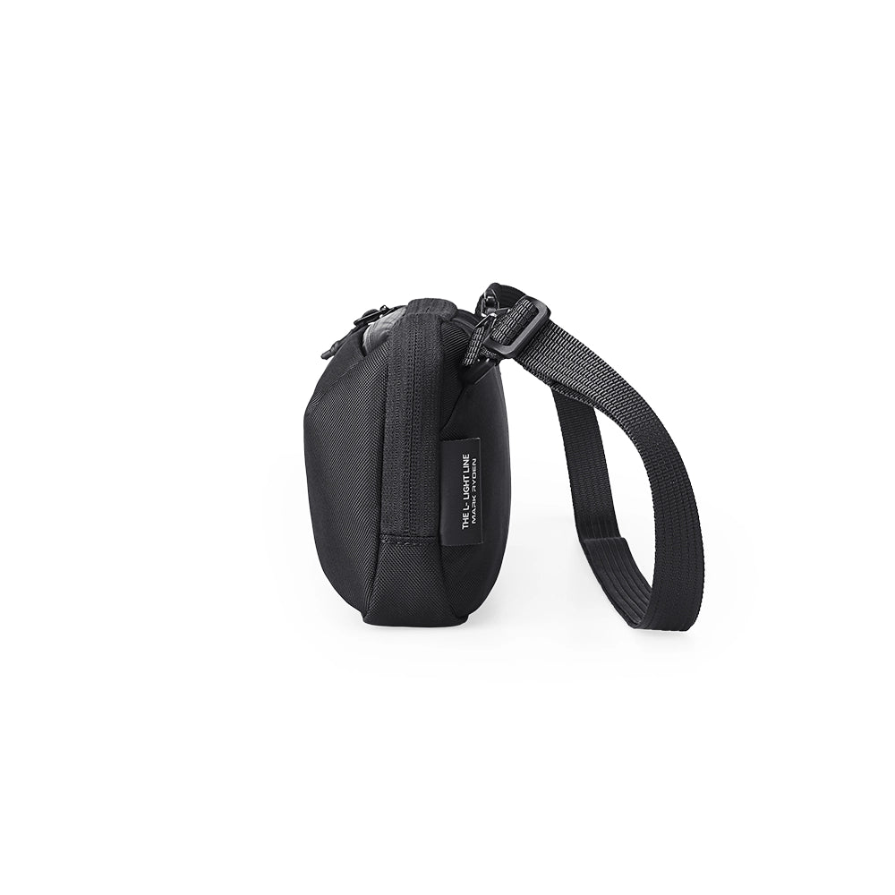 MarkRyden black convertible toiletry crossbody bag for modern travelers