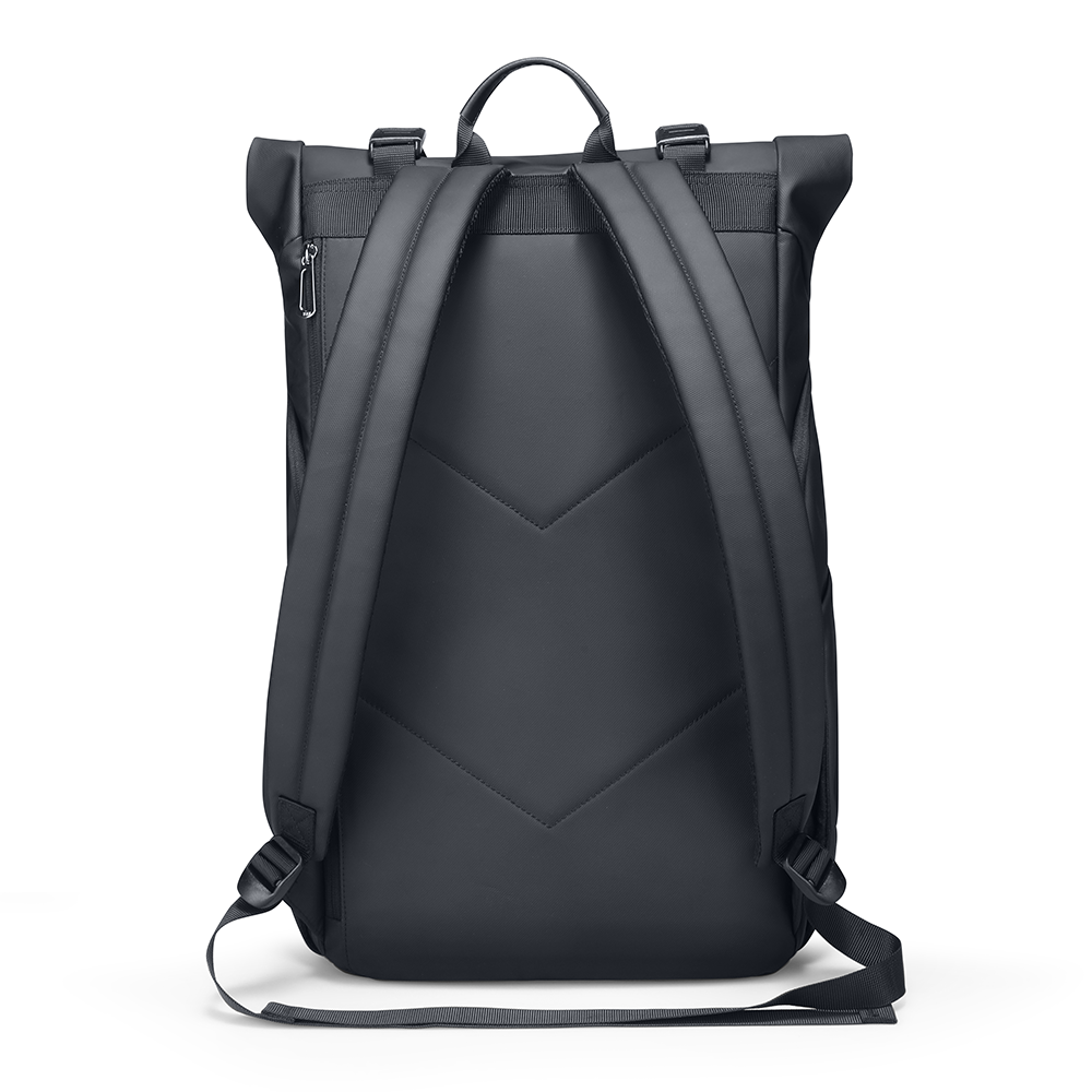 MARKRYDEN Switch 29L daily business travel multifunctional backpack - black padded back with chevron design