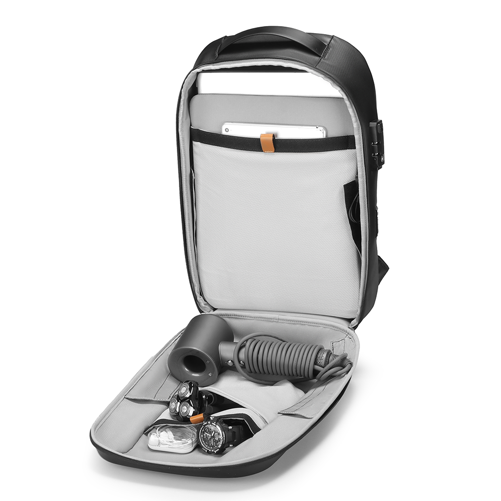 MarkRyden GuardianShell secure hardshell backpack with organized compartments