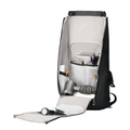 Markryden black anti-theft multifunctional backpack with organized interior compartments