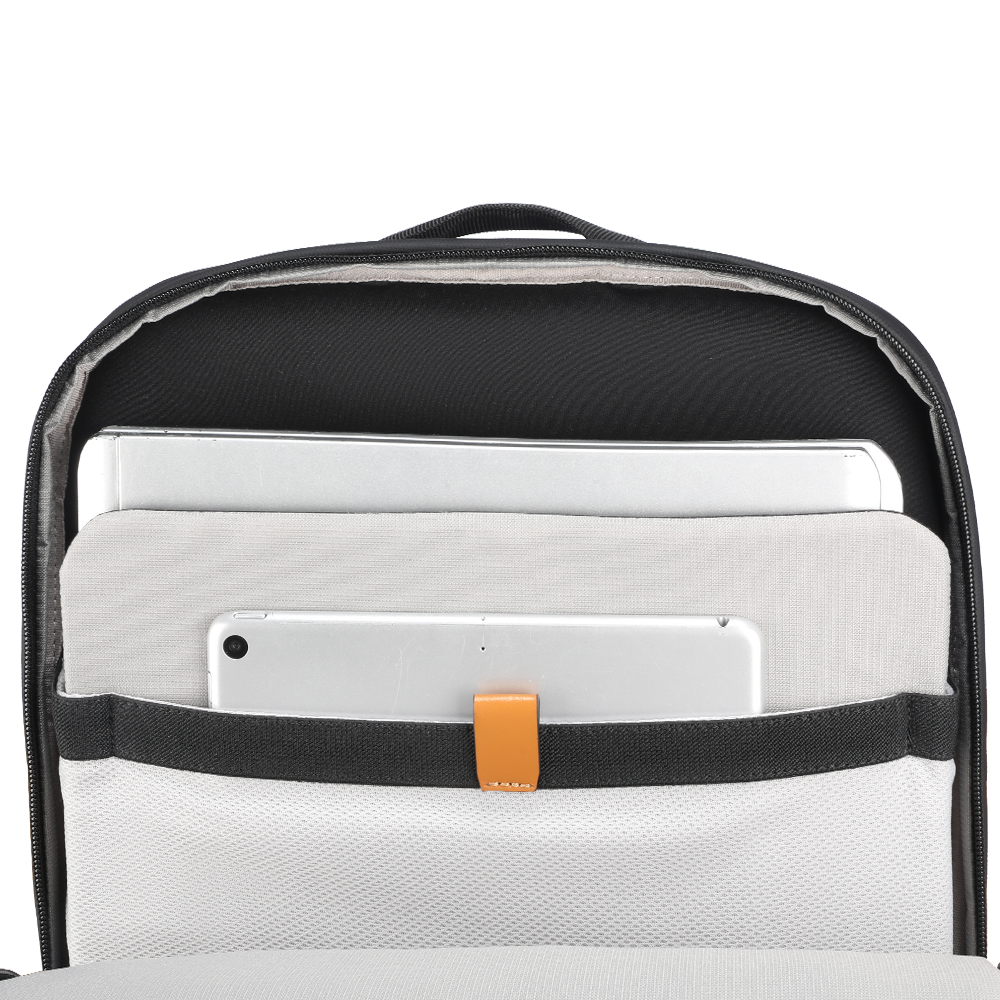 Markryden urban travel multifunctional backpack interior with laptop and phone compartments