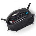 MARKRYDEN black waterproof switch sling bag for urban gamers, spacious interior