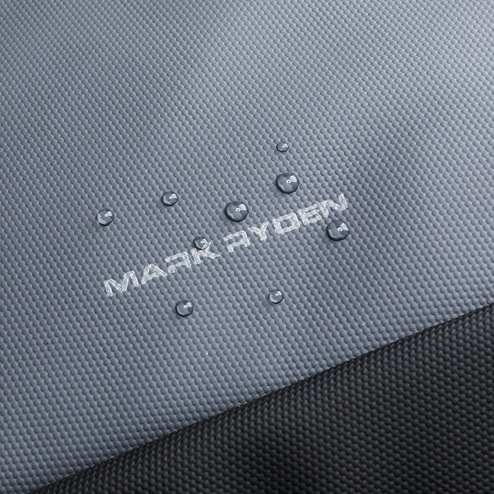 MarkRyden DynaPack water-resistant gray textured laptop bag material