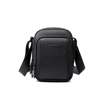 ZipCube: 3-Zip Mini Crossbody Phone Bag with Splash-Resistant Fabric for Men