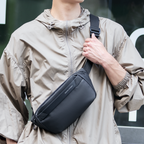 EasePack Sling: Tu bolso bandolera de cuero para viajes y comodidad diaria 