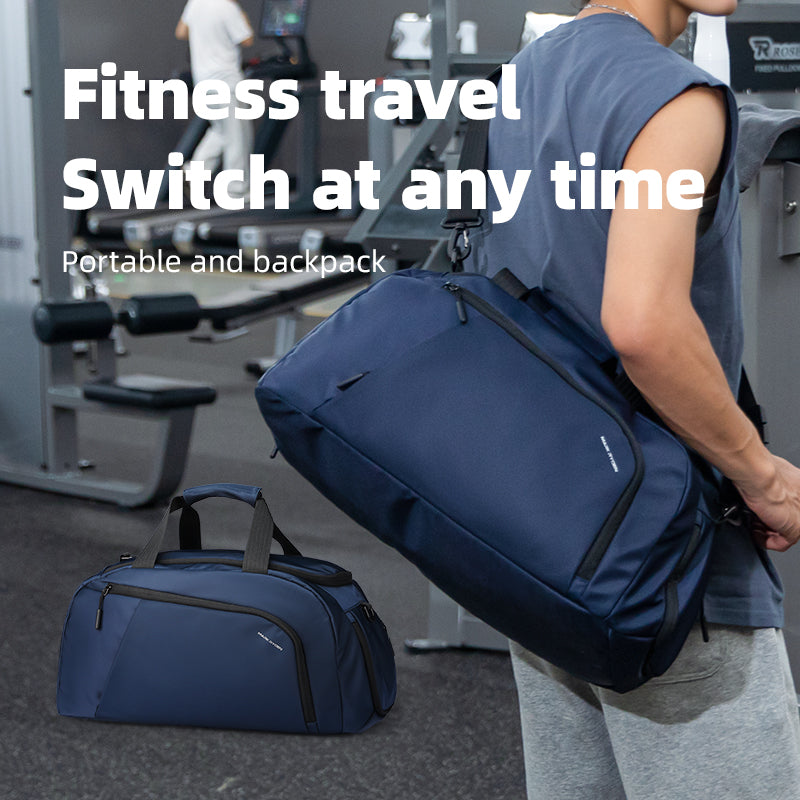TripVault: Travel Duffel Bag with Seperate Shoe Compartment for Gym