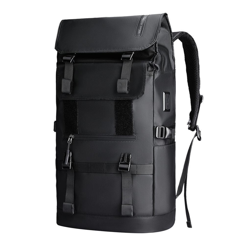 Black MarkRyden expandable multi-pocket multifunctional backpack