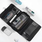 MagiClip: Wet-Dry Separate Toiletry Bag with Toothbrush Holder For Daily