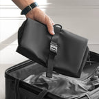 MagiClip: Wet-Dry Separate Toiletry Bag with Toothbrush Holder For Daily