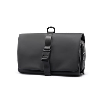 MagiClip: Wet-Dry Separate Toiletry Bag with Toothbrush Holder For Daily