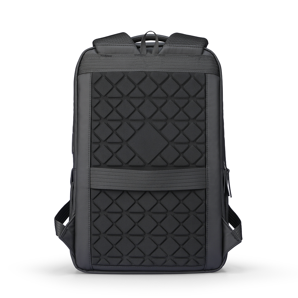 Markryden UrbanFlex Lite black quilted backpack with computer compartment