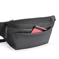 MarkRyden black anti-theft daily crossbody bag with zip pocket