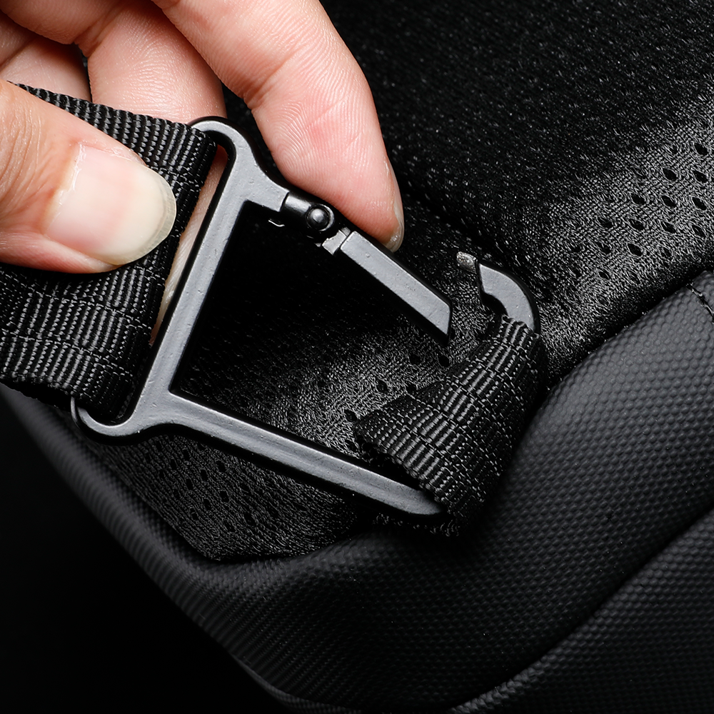 Torino: Puerto USB multifuncional, correa de hombro ajustable, bolsillos ocultos, bolso bandolera seguro 