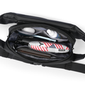 MarkRyden UrbanStride black crossbody bag with organized compartments