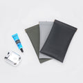 MarkRyden sunglasses pouches (dark green, gray, black) for carrying eyeglasses/data cables