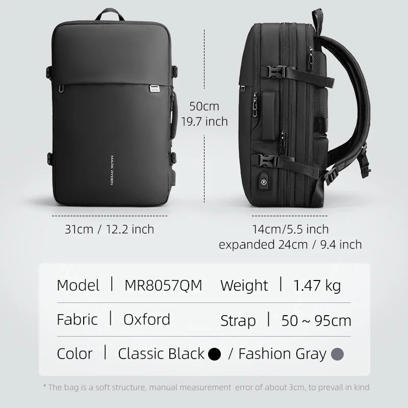 Pathrato Pro: Smart-Compression Travel Backpack For Frequent Flyers