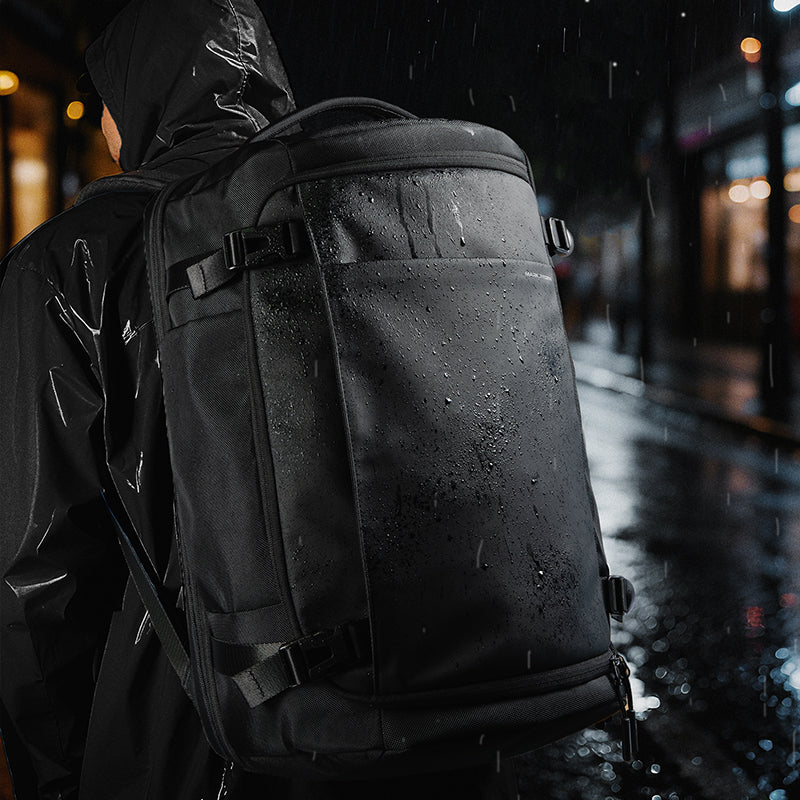 Aegis Fortress: All-Weather 38L Multi-Compartment Backpack For Travel