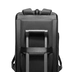 Aegis Fortress: All-Weather 38L Multi-Compartment Backpack For Travel