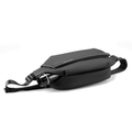 Peiano by Markryden black oxford waterproof crossbody bag with water bottle holder
